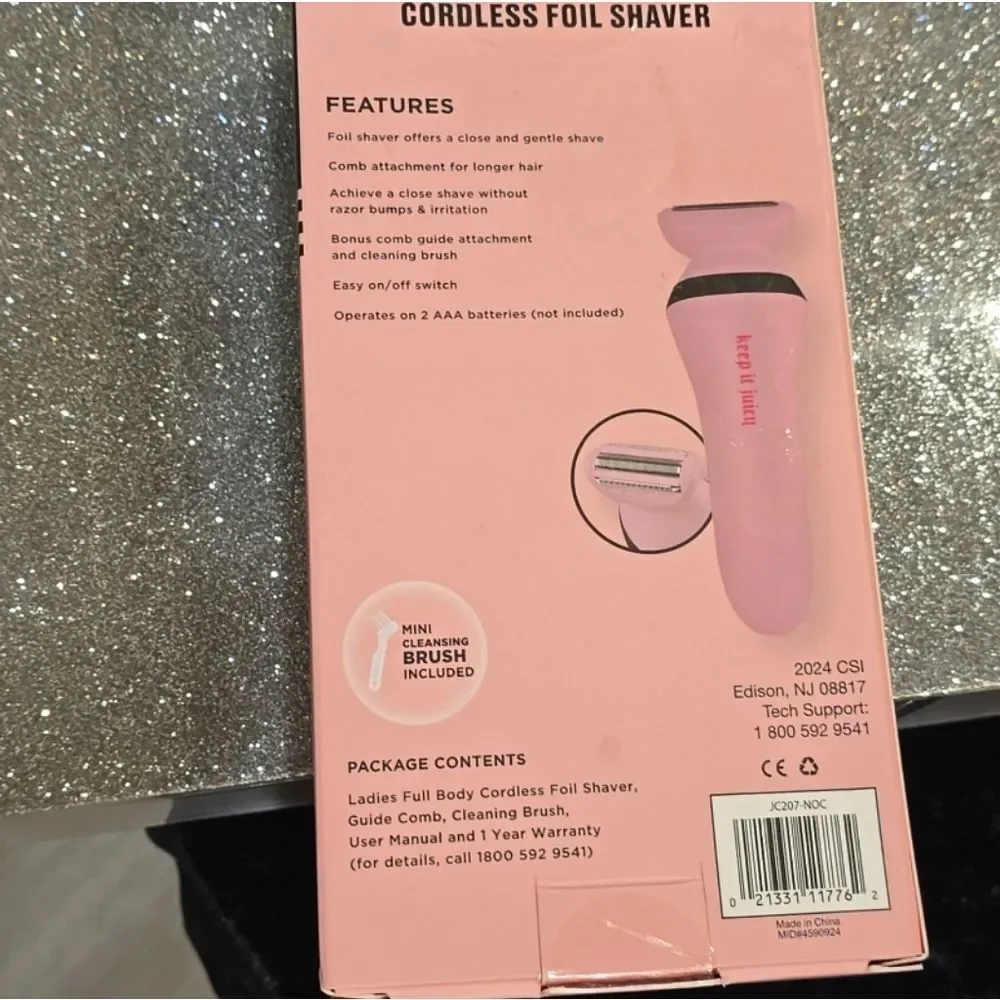 Juicy Couture Cordless Foil‎ Shaver- Pink